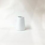 花器155　白　裾広がり　105H 　￥400