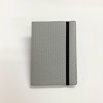スケジュール帳110　グレー平織りゴム付き　133×190　¥800