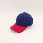 帽子227　キャップ　青&赤無地　54㎝　¥500