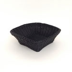 カゴ259　正方形　籐黒口広　250×250×80H　￥500