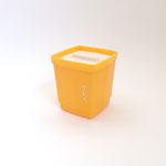 キャニスター100　レトロ黄色　TEA 　130×130×140　¥1,000
