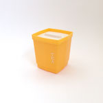 キャニスター100　レトロ黄色　TEA 　130×130×140　¥1,000