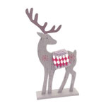 クリスマス146　トナカイ　グレーニット付き　340H　 ￥900