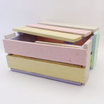 BOX215　ウッドパステル蓋付き　350×225×155H　¥3,000　＊オリジナルです＊