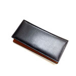財布142　長財布　本革黒㏌茶　￥2,500　＊Men’s ＊