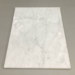 大理石109　白混ざりグレージュ　295×400×12H　¥3,000　＊チップ、キズあります＊
