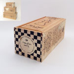 BOX157　ウッドチェッカー　L　320×145×130H 　¥1,000