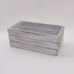 BOX201　ウッド角ペイント白　255×135×100H　¥700　＊2つあります＊オリジナルです＊