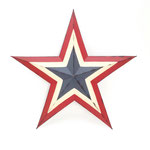 壁飾り174　スター　ＵＳＡ　455×455　￥2,000
