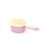 鍋　115　ミルクパン　ホーローピンク　135　135Φ225W60H 　￥1,000