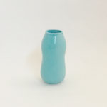 花器107　マット水色　60φ125H  ¥600 