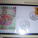 Colección Centenario FCB por Correos y Timbres