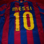 Nike Primera Equipación Temporada 2009-2010 Personalizada Lionel Messi