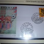 Colección Centenario FCB por Correos y Timbres