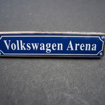 VW Volkswagen VFL Wolfsburg Pin Straßenschild Arena