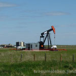 Ölförderpumpe am Trans Canada Highway