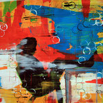 Der Schatte nummer drei        Acryl   100x120