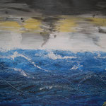 Mare aperto   75x58  mit Rahmen weiss                                          VERKAUFT                                                                         