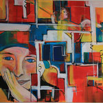 Nevio und Giulia                      Acryl   100x120