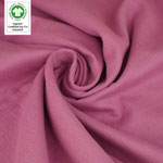 Stoffonkel - Musselin - vintage rose