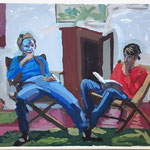 A Mime and Her (then) Partner
