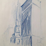 View of All Souls Unitarian Church from Lexington Avenue and 79th Street