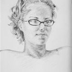 Drawing Model Portrait