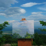 Catskill Mountain House, view towards the Berkshire Mountains