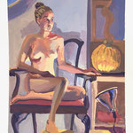 Model and Pumpkin Uplit 1993