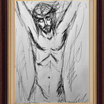 Bozza - Il Cristo 29x21 cm