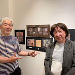 山本明比古さんの作品は油彩, コラージュ