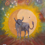 Tierkreiszeichen Stier (21. April bis 21. Mai) *1995 #70x60cm