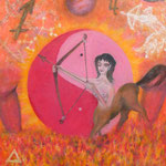 Tierkreiszeichen Schütze (23. November bis 21. Dezember) *1995 #70x60cm