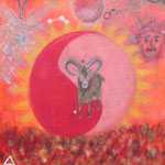 Tierkreiszeichen Widder (21.März bis 20.April) *1995 #70x60cm