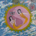 Tierkreiszeichen Zwillinge (22. Mai bis 21. Juni) *1996 #70x60cm