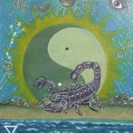 Tierkreiszeichen Skorpion (24. Oktober bis 22. November) *1995 #70x60cm
