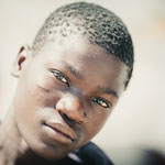 himba boy opuwo, faces of namibia 
