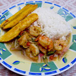 Camarones a la palmera