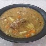 Sopa de arroz de cebada