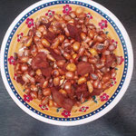 Tostado con chicharrón