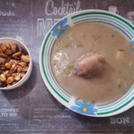 Sopa (colada) de harina de haba