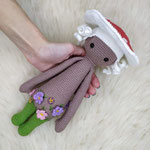 Mushroom toy, amigurumi doll, lalylala mushroom