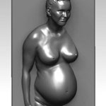 Der Babybauch bekommt Farbe