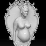 Der Babybauch wird zum Portrait
