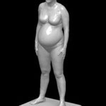 Der Babybauch wird zur Statue