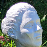 Kopf, 2025, Ton, 40x20x20cm