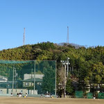 東中学校グランドからの鉄塔