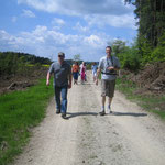 Wandern in der Ruhe der freien Natur