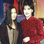 Enya with Chinese singer Dadawa, 1996