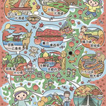 まちがいさがしメイト11月号「紅葉の名所」